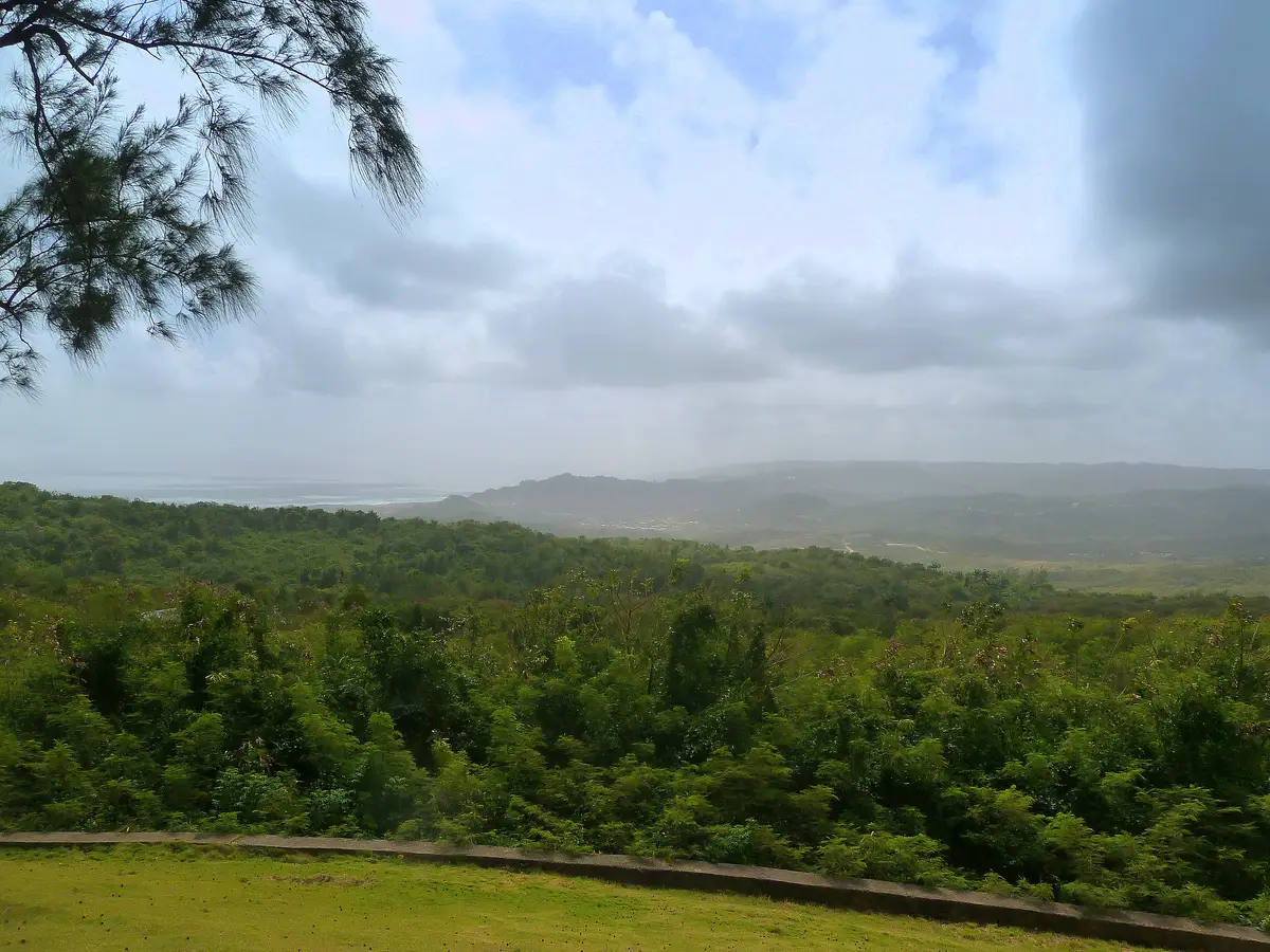 Utsikt från Farley Hill National Park på Barbados